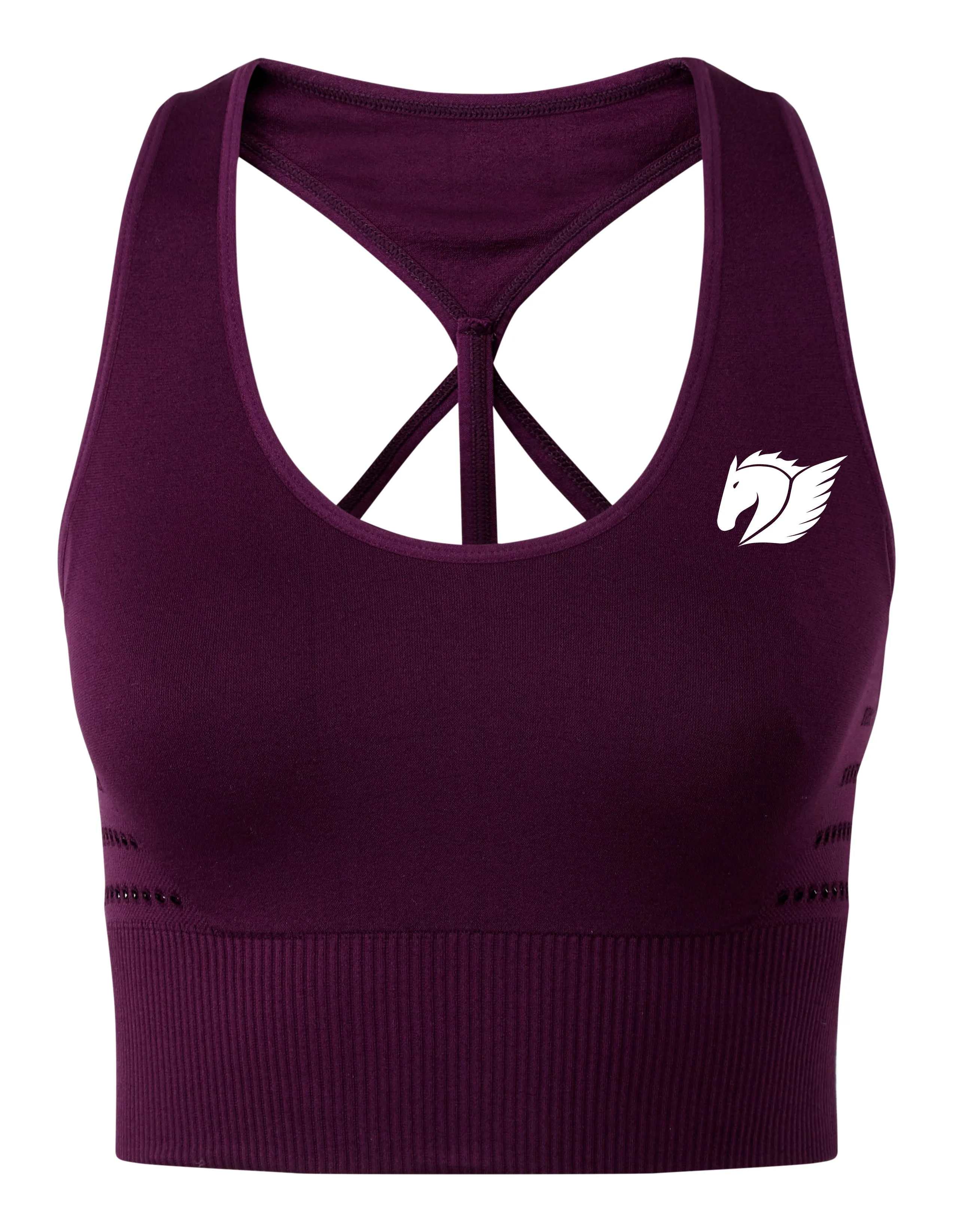 Seamless Multi-Sport Reveal Sports Bra - Mulberry