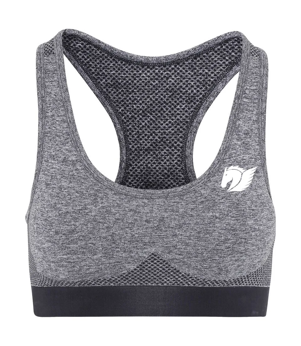 Seamless Multi-Sport Sculpt Bra - Charcoal