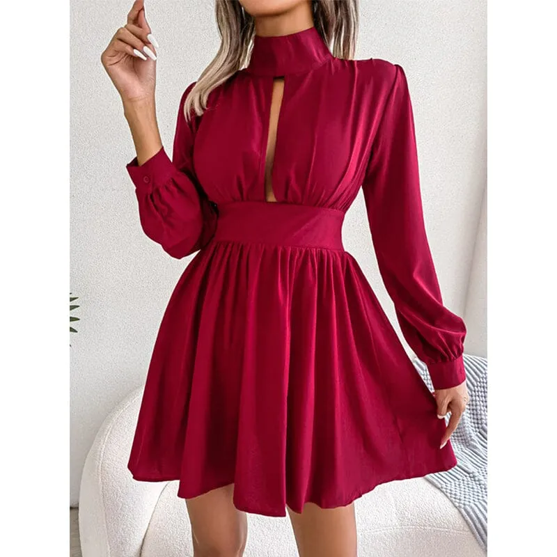 Sexy Cutout Waist Dress