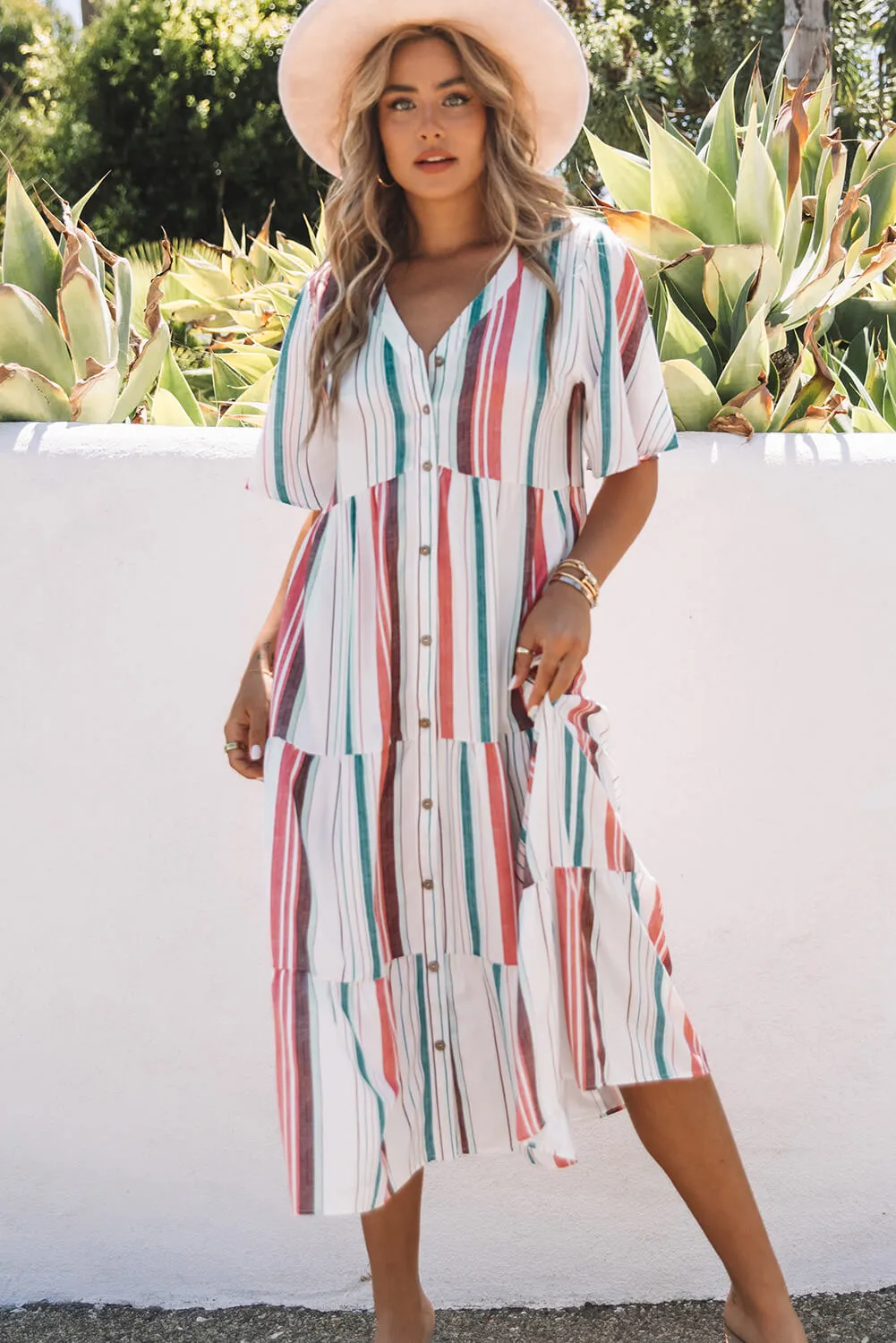 Shelly Striped Dress