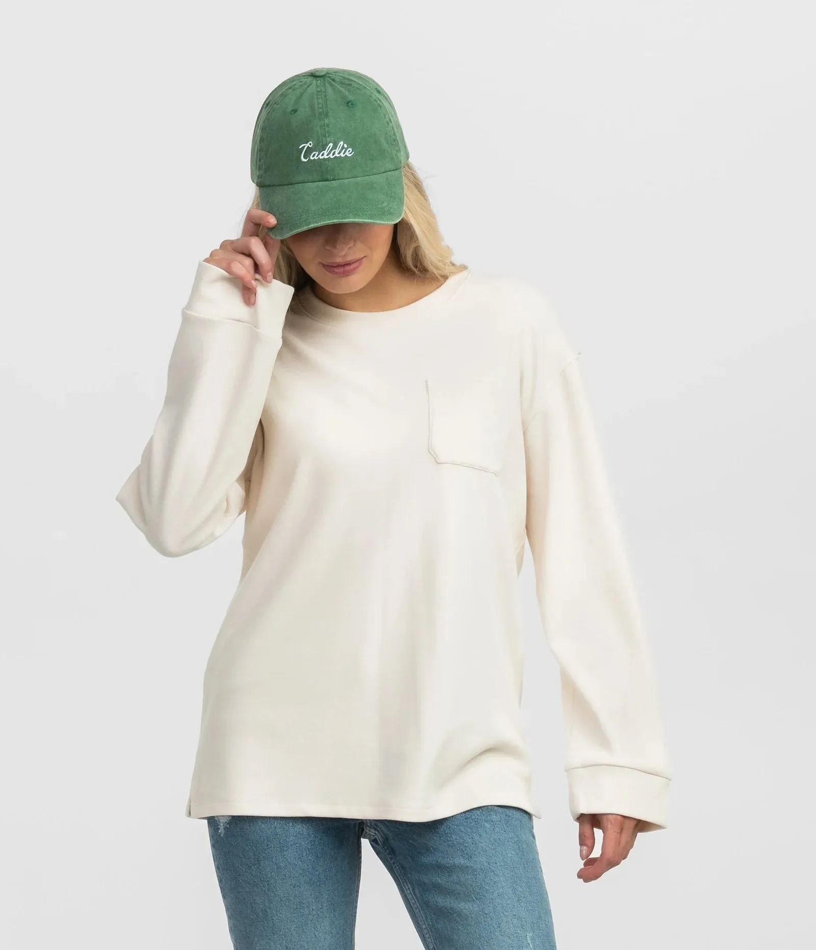 Southern Shirt Washed Fitted Cap - Fairway Green