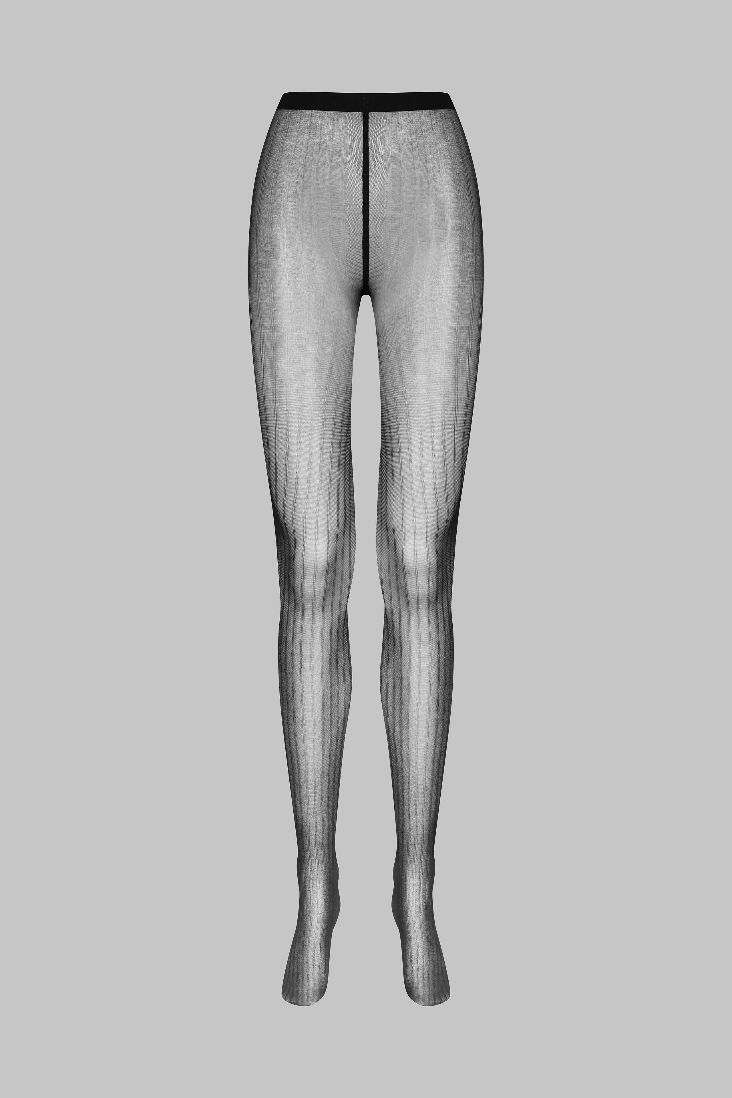 Striped illusion tights 30D - Les Coquetteries