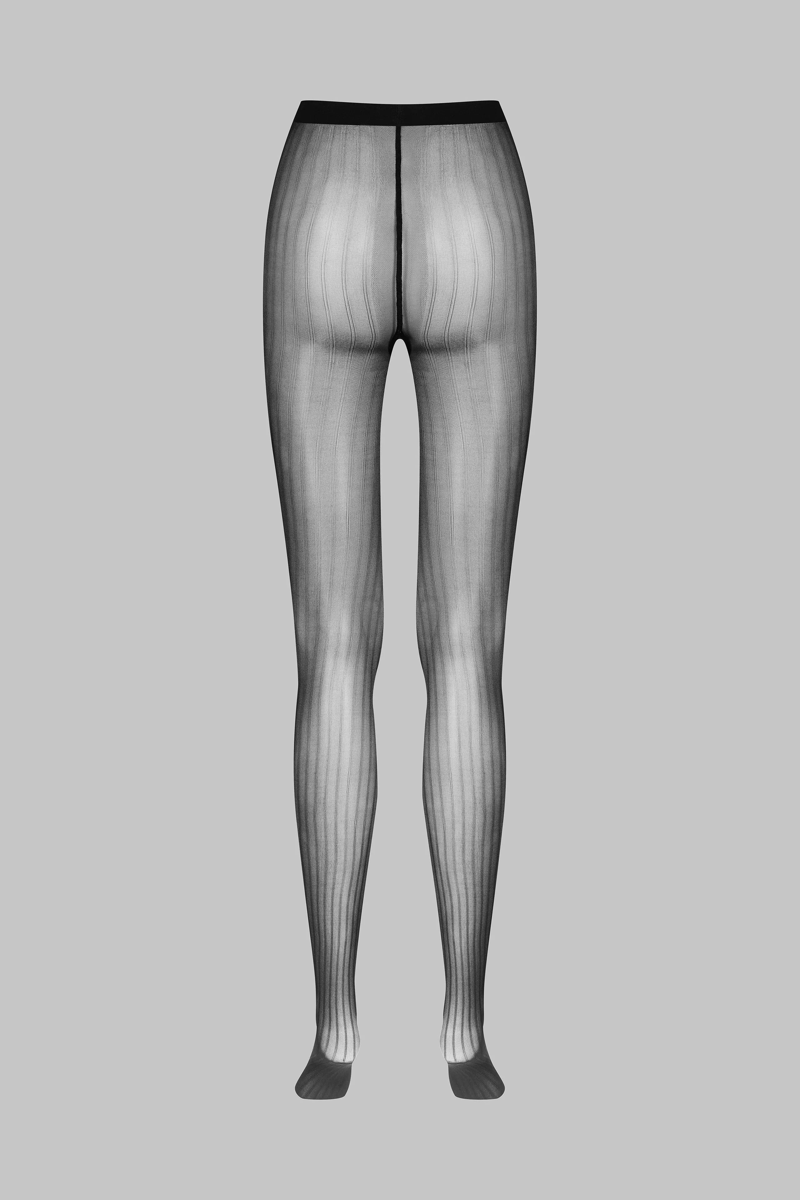 Striped illusion tights 30D - Les Coquetteries