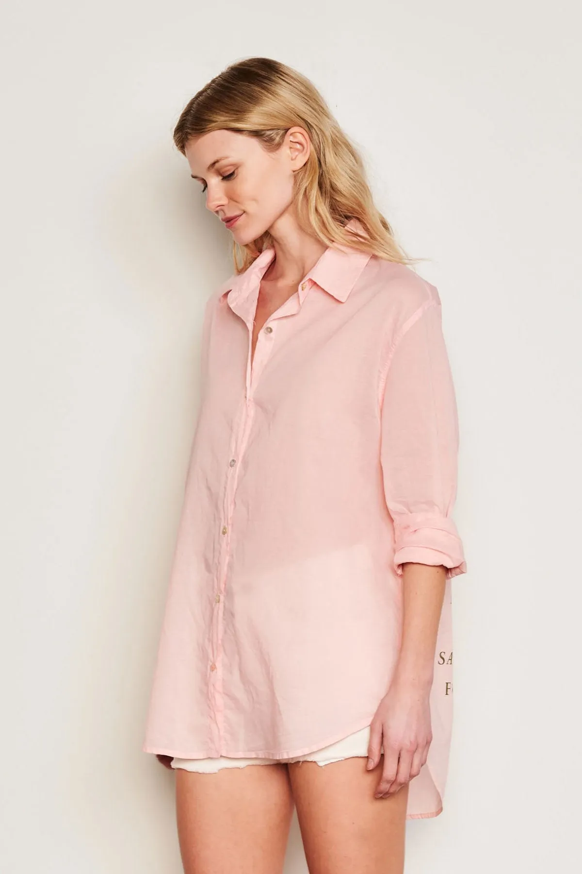 Sundry Destinations Oversized Shirt in Candy