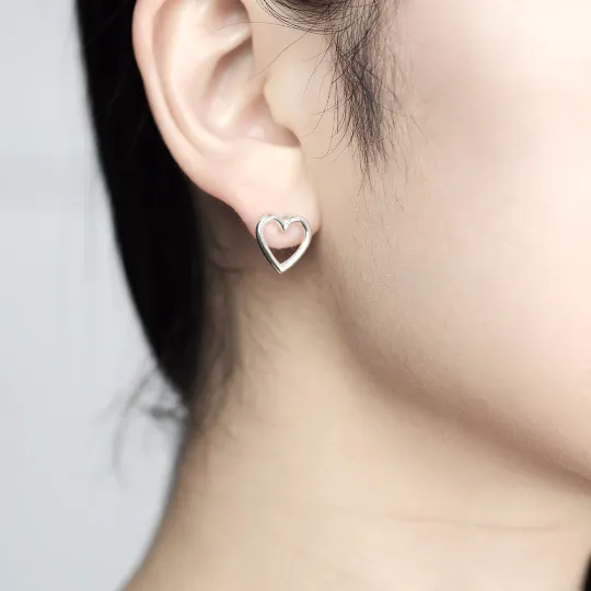 Sweetheart stud Earrings