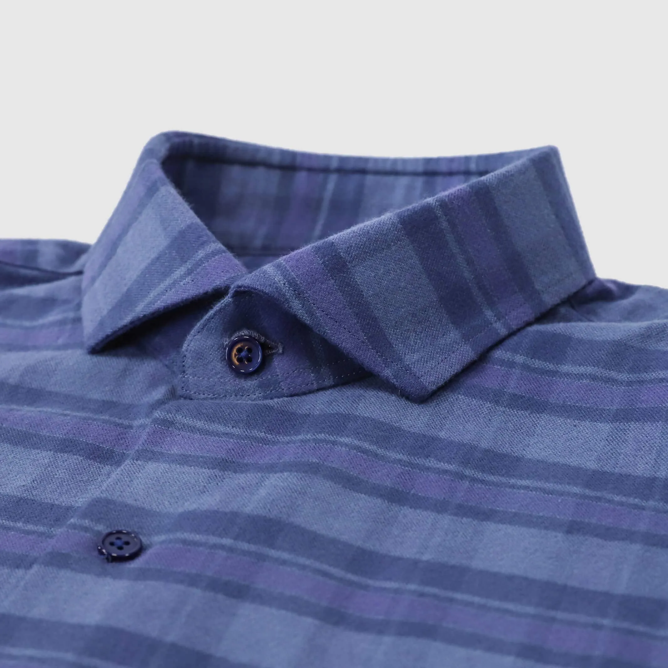 The Plum Thatcher Brushed Twill Custom Shirt