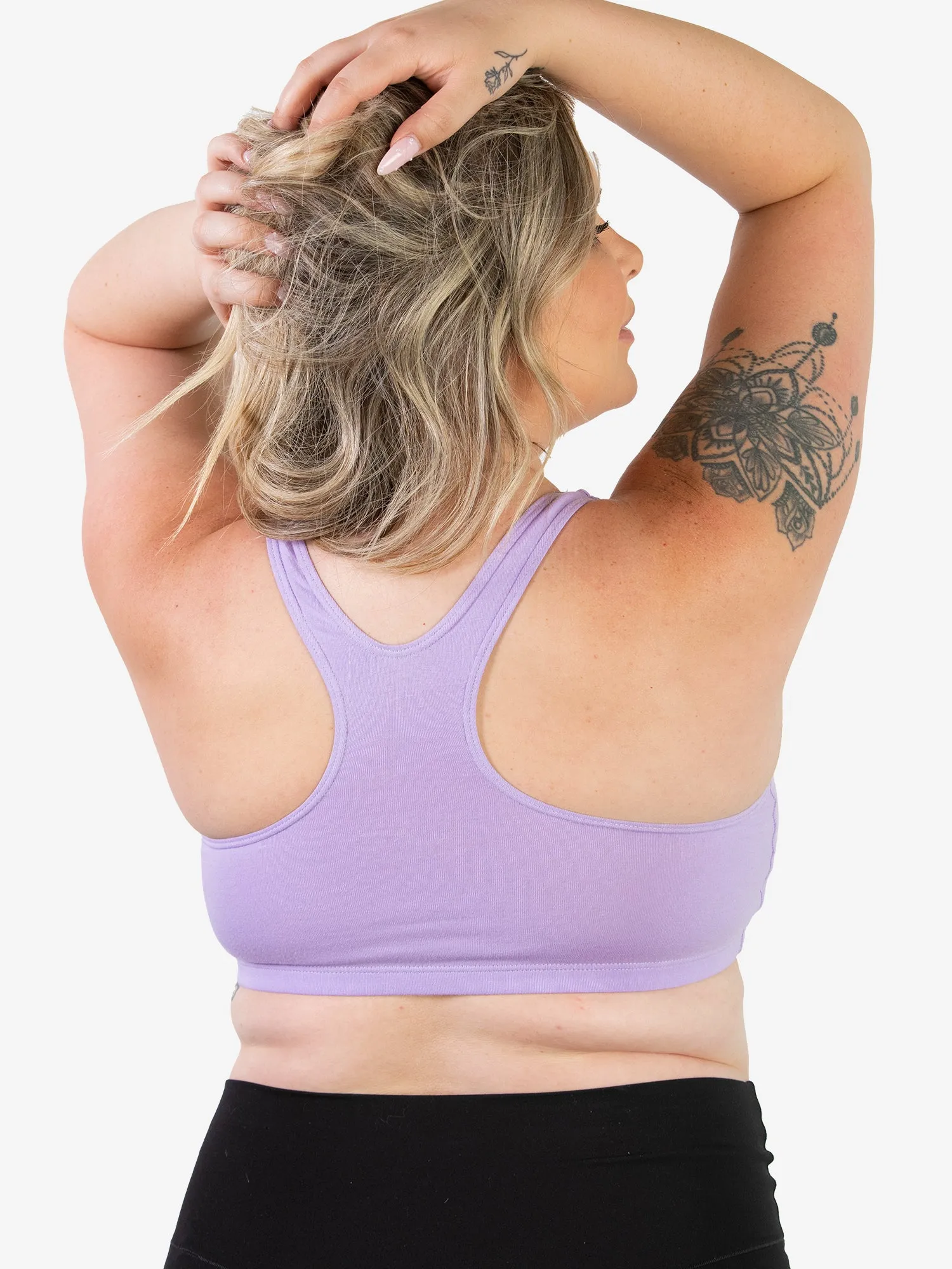 The Serena - Cotton Wirefree Sports Bra