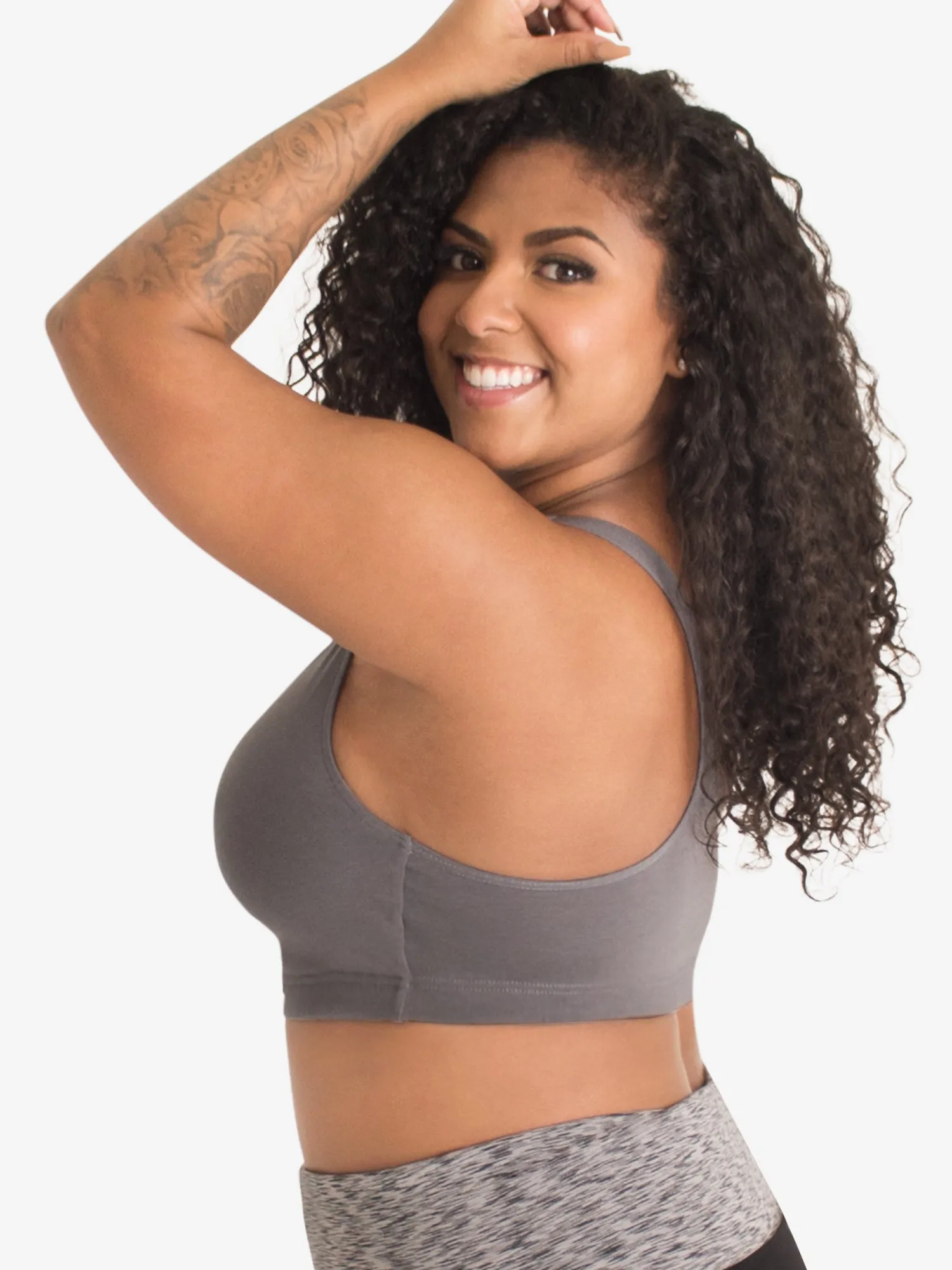 The Serena - Cotton Wirefree Sports Bra