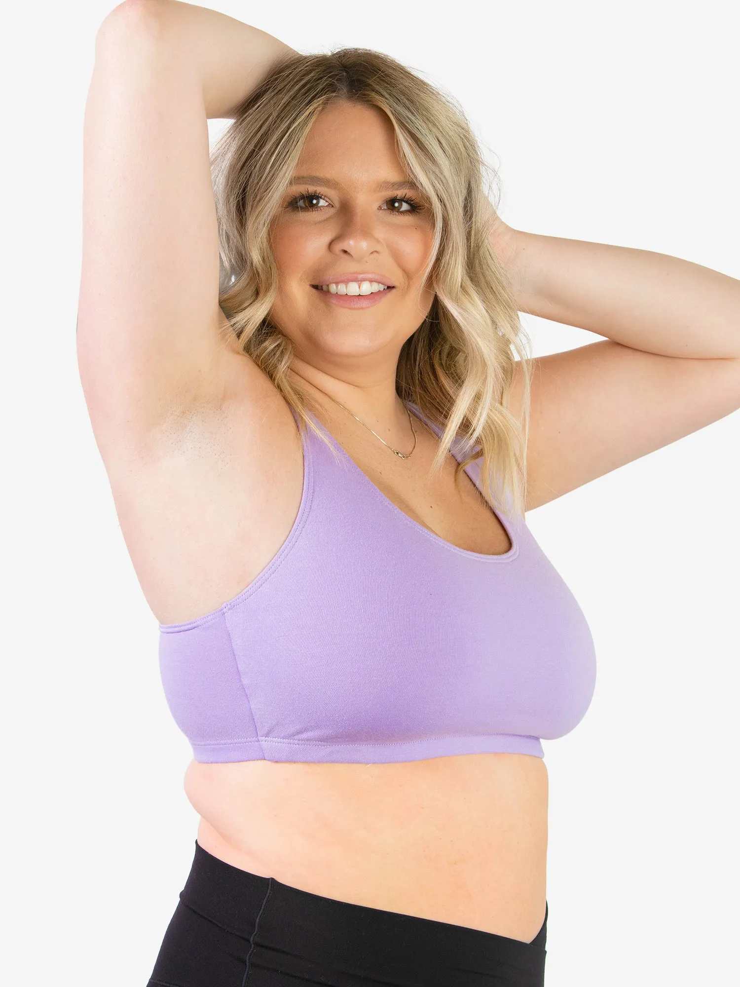 The Serena - Cotton Wirefree Sports Bra