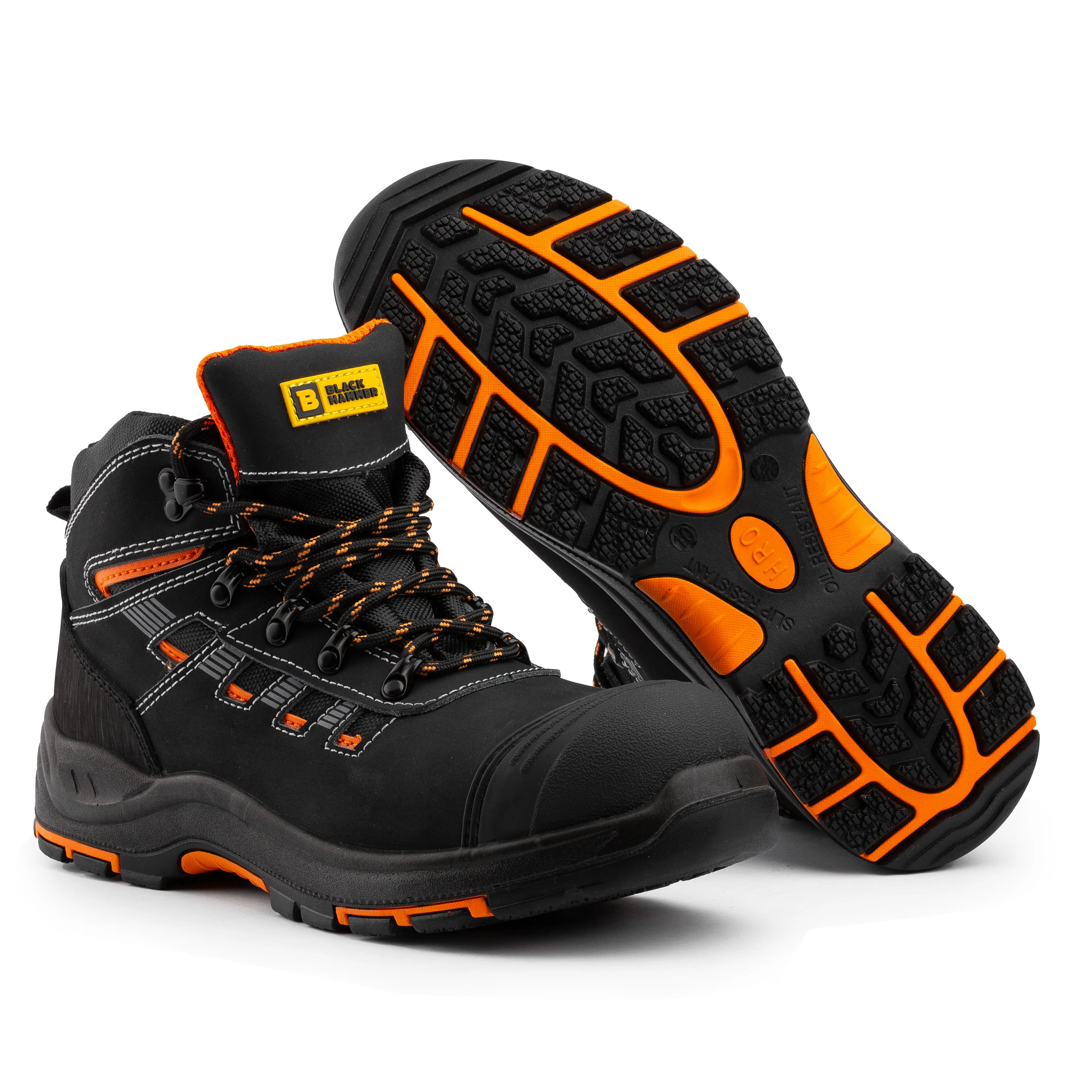 Trooper Safety Boots for Men with Steel Toe Cap & Steel Midsole