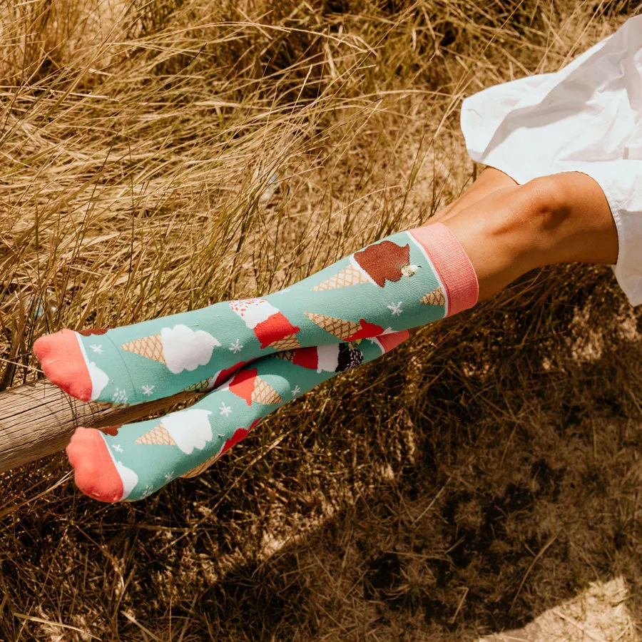 Unisex Ice Cream Socks