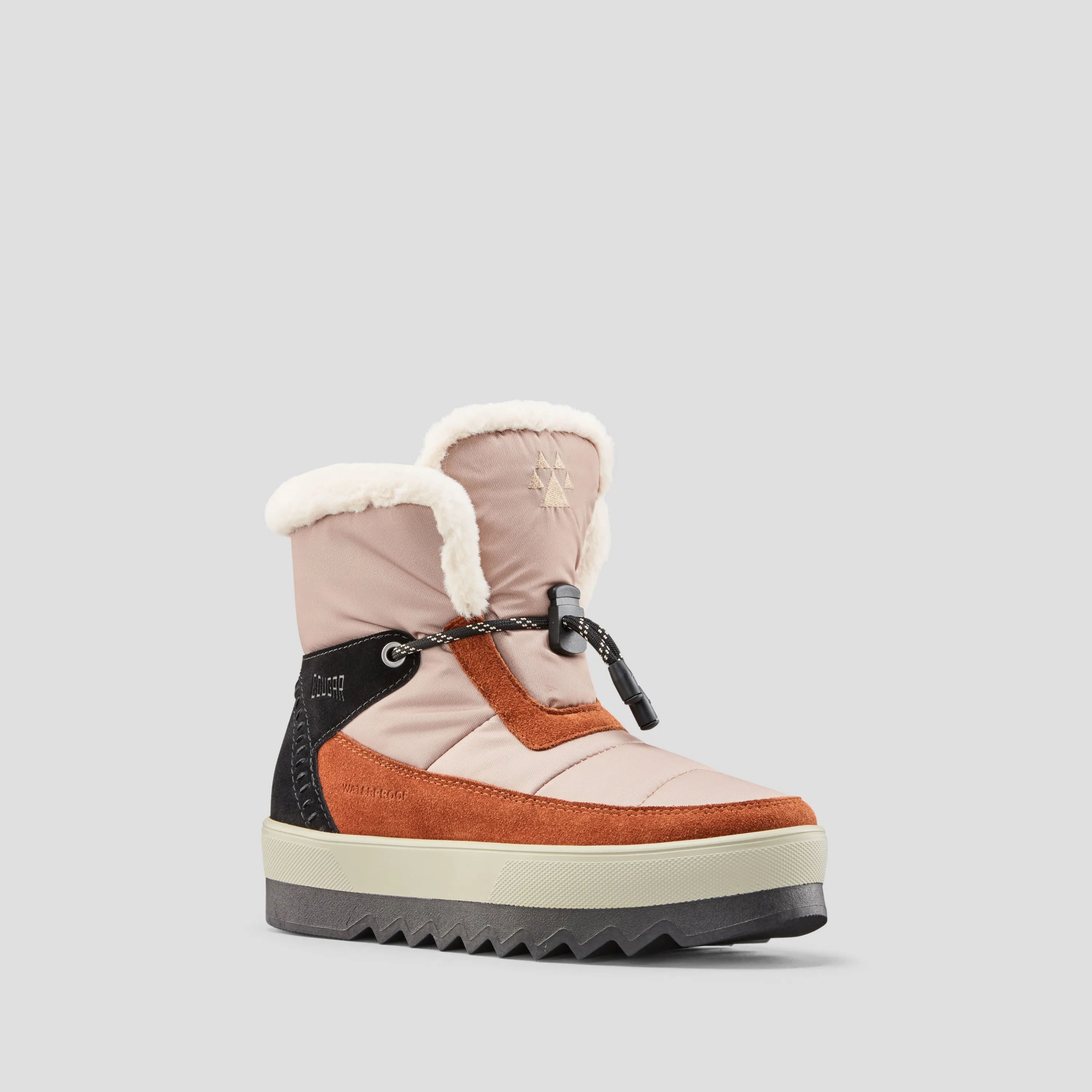 Vibe Nylon and Suede Waterproof Winter Boot