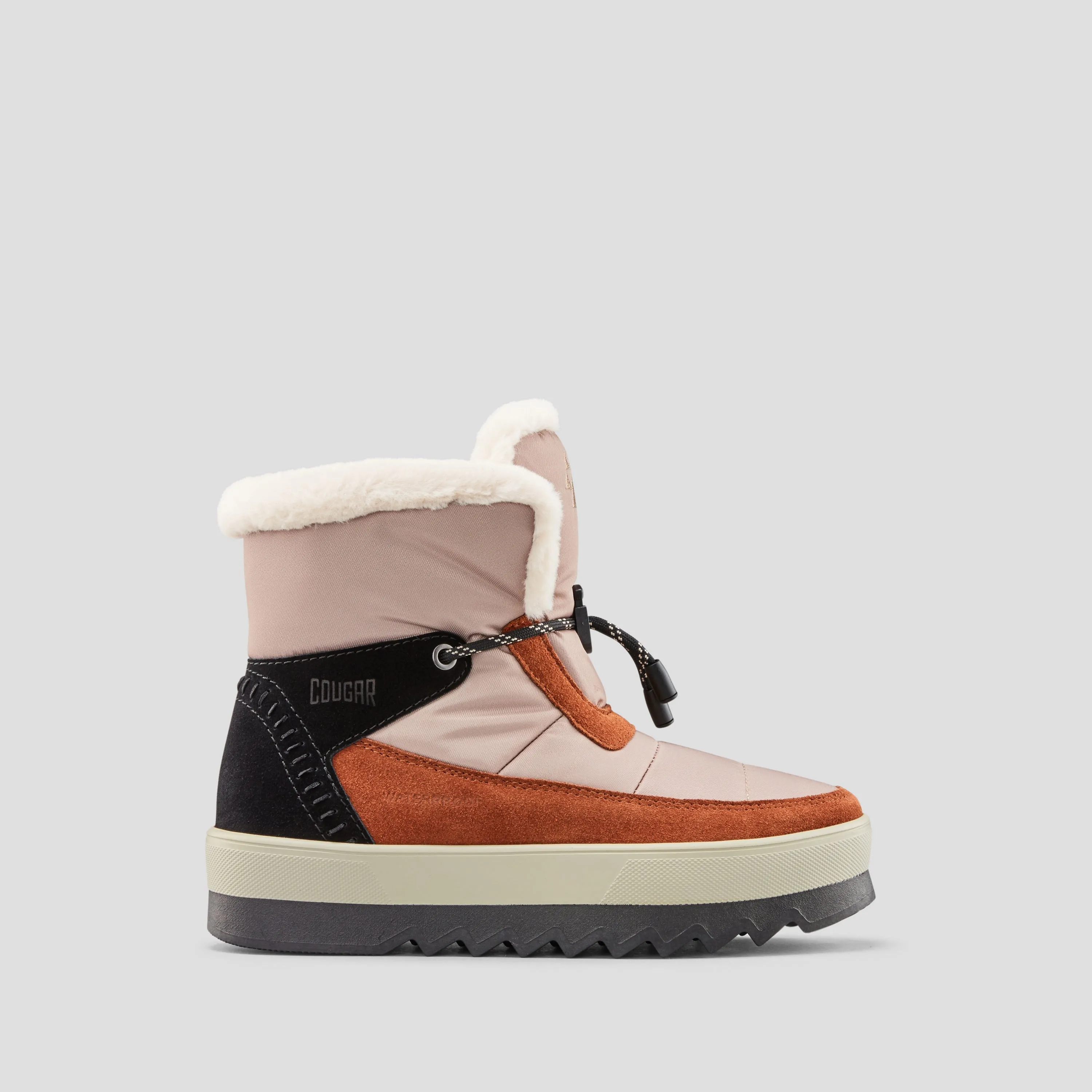 Vibe Nylon and Suede Waterproof Winter Boot