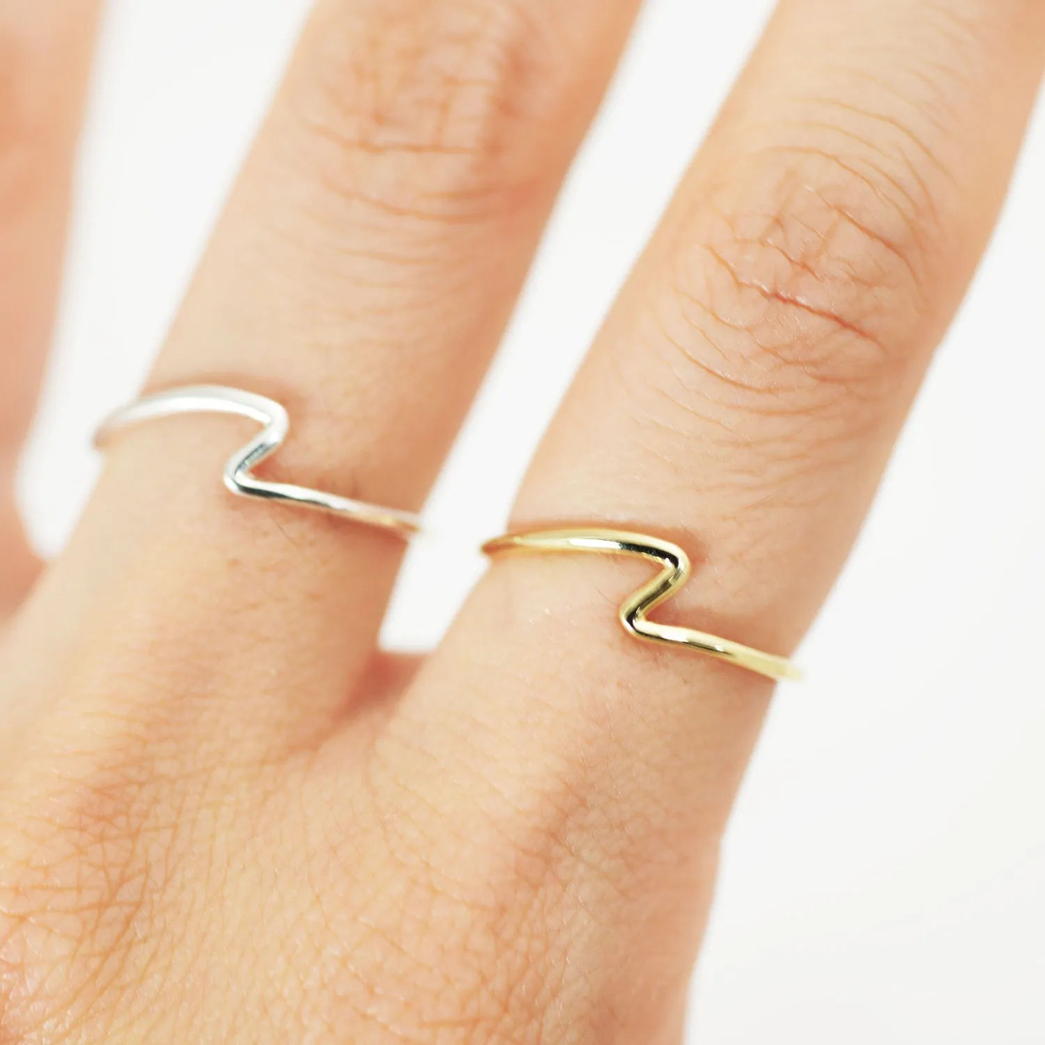 Wave Ring - 14K/ 18K Gold