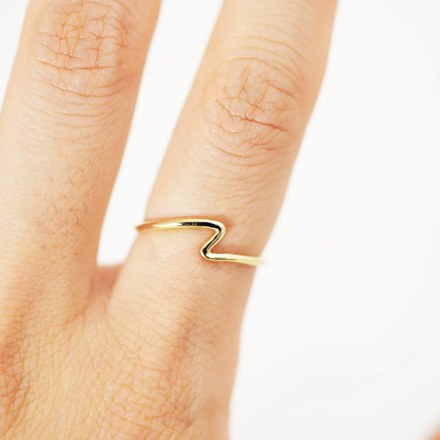 Wave Ring - 14K/ 18K Gold